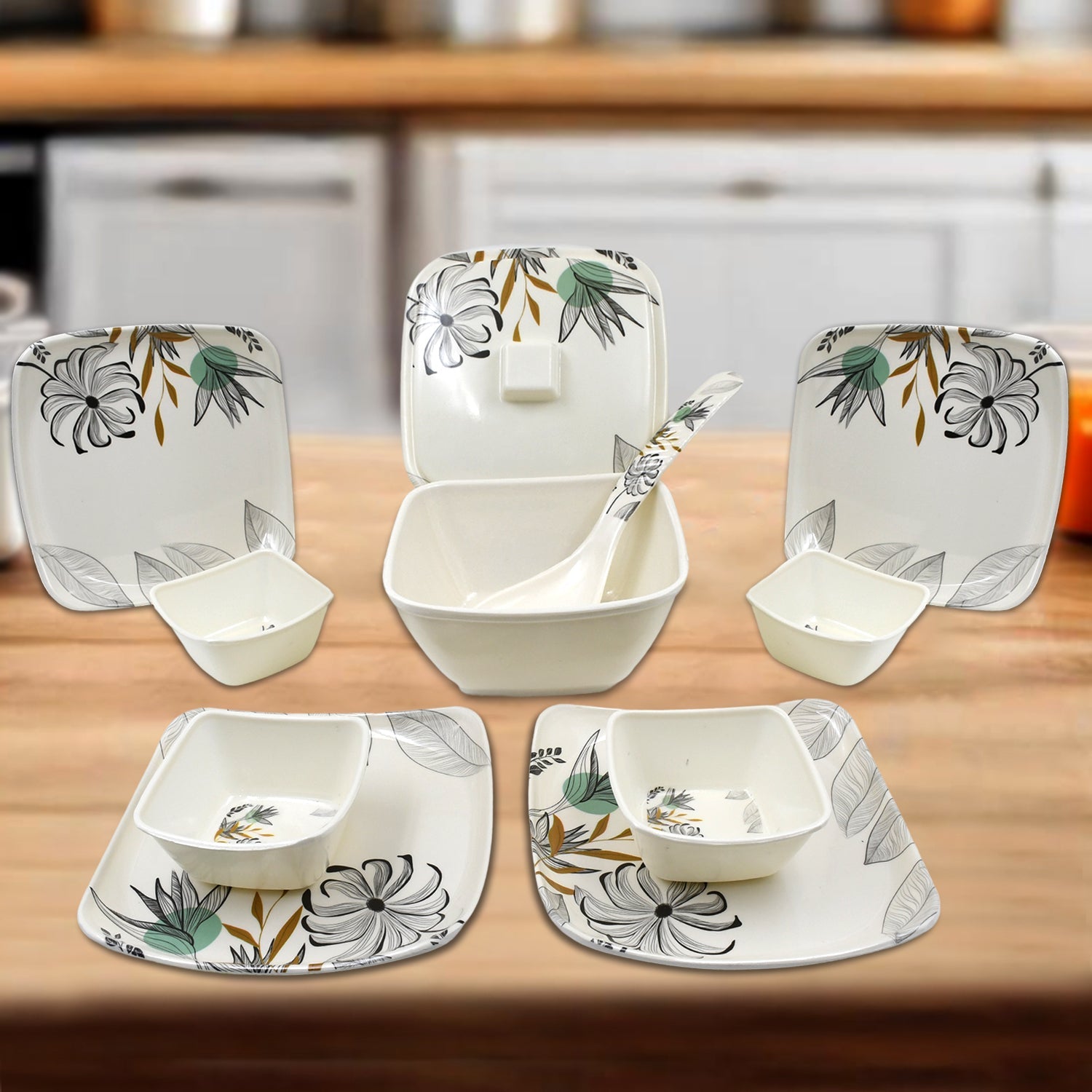 Divine Lunch Tableware Dinner Set (11 Pcs Set) Divine Lunch Tableware Dinner Set (11 Pcs Set)
